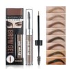 MAEPEOR Waterproof Eyebrow Gel 8 Colors Full-pigmented Long Lasting Liquid Brow Gel for Fuller & Defined Looking (#01 Warm Blonde）