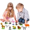 ENHANA 12 Packs Mini Forest Animals Building Blocks Toys Party Favors for Kids,STEM Educational Brick Kits,Goodie Bags, Classroom Prizes, Birthday Valentines Easter Gifts for Kids Boys Girls 1347PCS