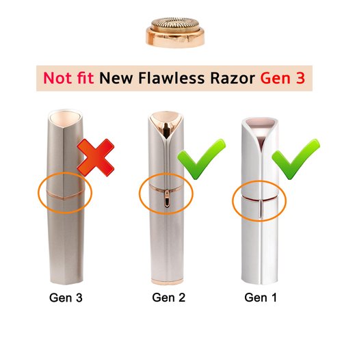Replacement Heads for Flawless Facial Hair Remover,Replacement Blades for Finishing Touch Flawless Gen 2 Hair Removal