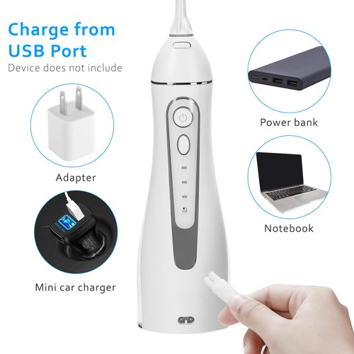 Water Flosser Charger for Nicwell, COSLUS, Oralfree, Nicefeel, MOSPRO, Aquasonic, Tovendor, Hangsun, Initio, McNaval, Zerhunt and Cremax Oral Irrigator