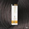 One N' Only Permanent Hair Color - Permanent Hair Dye Made with Argan Oil - Delivers Rich, Accurate Tones with Gray Coverage - Improves Moisture & Elasticity - 3N Dark Natural Brown (3 oz)