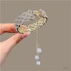 3PCS Pearl Ponytail Hair Accessories Hair Claws Clip French Style Hair Barrette Non Slip Jaw Banana for Women 061