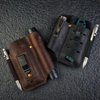 VIPERADE PJ15 Multitool Sheath for Belt, EDC Leather Sheath, Leather Flashlight Holster, EDC Belt Organizer, Leather EDC Pocket Organizer with Key Holder, Flashlight Sheath