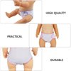 Toyvian 6pcs Doll Diapers Baby Doll Diaper Bag Baby Doll Accessories Doll Underwear Reusable DIY Diaper