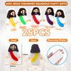 URSKYTOUS 25pcs Mini Jesus Figurine Bulk Little Jesus Figures Toys Tiny Religious Doll to Hide and Seek Christ Religious Party Favors Savior Jesus for Sunday School Craft Easter Eggs Baptism Gift
