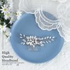 Catery Rhinestone Bridal Hair Comb Silver Crystal Wedding Hair Piece Bride Hair Accessories for Women and Girls