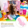 UPKOCH Dollhouse Decoration, Lounge Chair Model Mini Plastic Beach Sunbath Chair Longue Deck Chair Craft Dollhouse Accessories