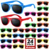 GINMIC Valentines Kids Sunglasses Party Favors, 12Pack Neon Sunglasses for Kids, Boys and Girls, Great Gift for Birthday Party Supplies, Beach, Pool Party Favors, Fun Gift, Party Toys