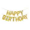 SHUNTAI 45th Birthday Decorations for Men Women 45 Number Balloons Gold Jumbo Numbers 54 Foil Mylar Balloon with Gold Letters Happy Birthday Balloon Banner 45 Years Old Theme Party Events Supplies