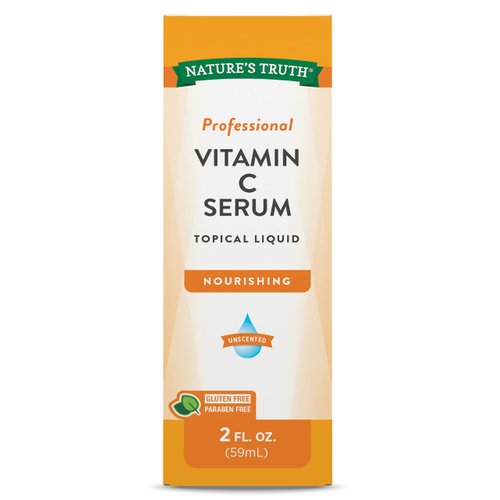 Nature's Truth Vitamin C Serum 2 oz | Oil For Body & Face | Nourishing & Unscented