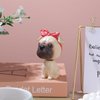 IBWell Bobbleheads Dog for Car Vehicle Automobile Decor,Cute Car Dashboard Bobble Head Boston Terrier Decoration (Pug)