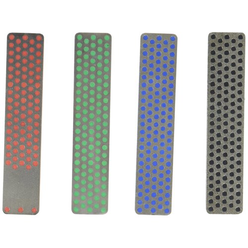 Diamond Machining Technology (DMT) W4K Mini Diamond Knife Sharpener Whetstone Set, 4 Pack