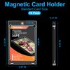 10 Pack - Magnetic Card Holder, 35PT Magnetic Trading Card Holder, Baseball Card Holder, Hard Acrylic Card Cases, Card Protector for Game Baseball Sports Card, Fit for Standard Card