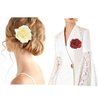 ALIMITOPIA Flower Hair Clip Fabric Artificial Rose Flower Hairpin Barrette Brooch Headdress Bobby Pins Headwear Hair Accessories for wedding Party supplies(Rose Style;4.3 inches;6pcs)