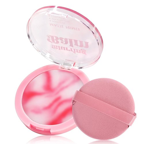 Blurring Balm Matte Primer, Oil Control Setting Powder, Poreless Smooth Skin, Longwear Invisible Foundation, Flawless Soft-Focus Effect, Evens Skin Tone, Three-dimensional Makeup Finish