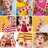 12 Sheets Strawberry Temporary Tattoos for Kids, Berry First Birthday Party Supplies Decorations Cute Fake Tattoos Strawberry Party Favors for Boys Girls Strawberry Theme Gifts Goodie Bags Stuffers