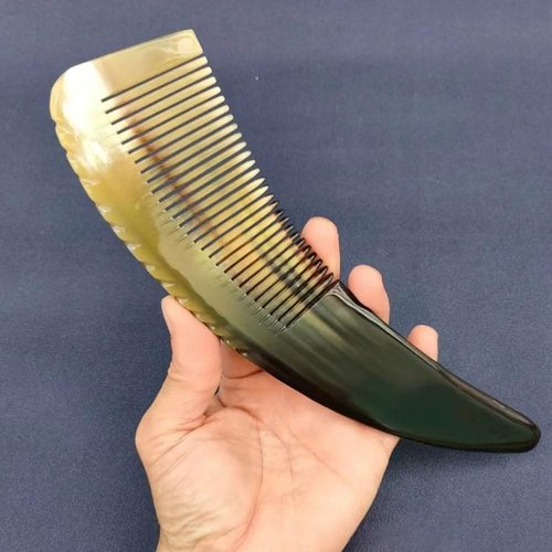 Healeved Horn Comb Hair Detangling Comb Ox Horn Comb Fine Teeth Comb Reusable Hair Comb Women Styling Comb Bone Comb for Hair