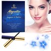 Magnetic Eyelashes with Eyeliner Kit - DUOERLA Magnetic Lashes with Eyeliner Natural Looking - 3 Tubes Magnetic Eyeliner and Lashes Kit, 7 Pairs 3D Reusable 5 Magnet False Eyelashes Easy to Apply.