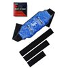 Medical Grade Pain Relief Flexible Ice Pack for Injuries | Dual Sided Soft Plush Hot Pack + Flexible Gel Beads Reusable Ice Pack | Great for Knee, Sciatica, Back, Neck Pain | Bonus Extension Straps