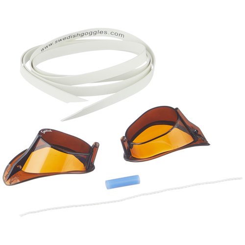 Malmsten AB's Original Swedish Goggles - Goggle for Swimming - Swedish Goggles for Swimming, Women and Men - Smoke.