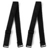 Allegra K Woman Lady Black Adjustable Visible Elastic Shoulder Bra Straps 2 Pcs