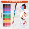 Funrous 48 Pcs Coloring Books with Stackable Crayons Firefighter Summer Circus Party Favors Coloring Pages Drawing Booklet Party Supplies for DIY Art Painting Games Goodie Bag Fillers (Firefighting)