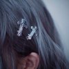 ZHOUMEIWENSP 1Pair Retro Metal Hair Clips Halloween Cross Hairpin with Punk Duckbill Clips Novelty Hair Style Making (Jesus)