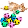 CoCoo Sponge Cat Balls, 1.5 - Inches, Soft Foam Soccer Balls for Exercise and Interactive Activity, Sturdy, Bouncy Balls for Feline (12 Pieces)
