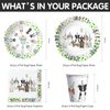 Xigejob Dog Birthday Party Supplies Tableware - Puppy Dog Party Decorations, Plates, Cups, Napkins, Dog Theme Baby Shower Dinnerware | Serve 24