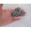 Medium blue or smoke gray crystal peacock metal hair claw clip bridal clip (Primary color: Blue)