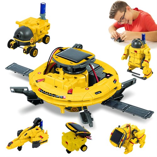STEM 6-in-1 Solar Robot Kit for Kids 8-12 Stem Building Toys, Science Educational Kit Stem Toys for Boys Age 8-12,Kids Toys Birthday Gifts for 8 9 10 11 12 Years Old Boys Girls Teens
