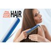HAIR DOCTOR Hair Detangling Comb with silky smooth rotating teeth, 7inch, White Sheen