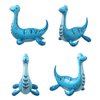 Self standing Dinosaur Tyrannosaurus Animal Balloons for Birthday Party Baby Shower Decoration Kit Inflatable Party Supplies Decorations Gift Kids and Adults (3D Plesiosaur Purple)