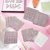 Whaline 10Pcs Easter Nail Art Stamping Plates Kit Bunny Egg Rabbit Flower Butterfly Image Stamp Templates Holiday Nail Art Plates for Spring DIY Print Manicure Salon Design Gift