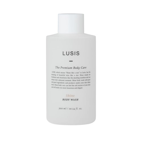 LUSIS, Shine Body Wash, Body Cleanser, Moisturizing, Allergen-Free, 300ml