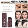 Eyebrow Stamp Stencil Kit Waterproof Eyebrow Stamp And Shaping Kit Perfect Eyebrows Stamp Kit(light Brown)