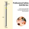 C12rtive Nail Drill Bit,Cylinder Diamond Carbide Cuticle Remover Bit,3/32" Shank,Professional Diamond Carbide Nail Drill Bit for Acrylic Gel Nails,Home Salon & DIY(Exrta Fine)