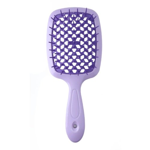 1 Pc Detangling Scalp Brush, Anti-Static Untwisted Hairbrush Massage Paddlebrush for Fluffy, Wet, Dry Hair, Purple