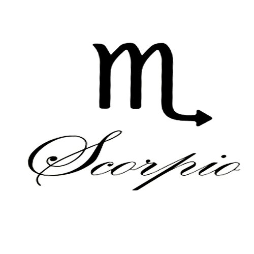 Simply Inked Astrology Temporary Tattoo Designs (Scorpio)