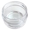 Beauticom 24 20g gram Round Clear Container Sample Jars with Pink Lid For Cream Cosmetic Travel Lip Balm Sampling Powder etc.