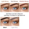 Eyebrow Pencil Microblade Eyebrow Pen - Waterproof Eyebrow Pen 4 Fork Tip Pencil Smudge Proof Long Lasting Brow Pen, Light Brown