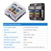 6 Way 12V Fuse Box Blade, 12Volt Fuse Block with LED Indicator Damp-Proof Cover - 6 Circuit Independent Positive Negative Fuse Box Auto Holder for 12V/24V Vehicle Car Boat Marine Truck