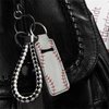 Baxinh Chapsticks Holder for Lipstick, Lip Balm Gloss Holder for Women Lippy Clip Chapstick Keychain with Baseball Pattern