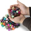 Wiz Dice DND Dice Set - 140 Pieces Total (20 Sets of 7 Dice in Unique Colors) & Storage D&D Dice Bag-Polyhedral Role Playing Dice - Perfect DND Accessories for TTRPG Dice Games - Bag of Tricks
