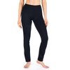 Yogipace,2 Back Pockets,Petite Women's Straight Leg Yoga Pants Workout Pants Slim Fit,27",Black,Size XS