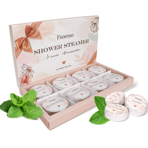 Easter Basket Stuffers Shower Steamers Aromatherapy - Shower Bombs - Bath Bombs Nasal Congestion Relief Shower Tablets Women Home Spa Gift Set Easter Basket Stuffers for Adults