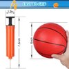 5" Mini Basketball for Kids Adults, Mini Indoor Basketball for Over Door Basketball Hoop, Toddler Rubber Balls for Beach Pool Arcade Game, Sport Interactive Toys Gift for Boys Girls (5 Pack with Pump)
