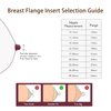 Flange Insert 15mm 6pcs, Flange Sizing Kit Compatible with Spectra Flange, Spectra Pump Parts, Momcozy Wearable Breast Pump, Manual Breast Pump, Spectra Breast Pump, Medela Pump Parts and More