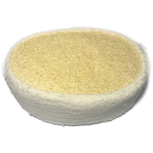 2 Pack Natural Exfoliating Loofah Body Pad Sponge Facial Brush - Shower Scrubber - Body Bath Spa for Men & Women, Renewable Resource