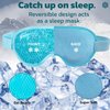 Boldhealth Polyester Eye Mask Cooling Gel With Beads For Dark Circles, Dry Eyes, Cooling Eyes, Redness, Eye Patches Eye Cooling Gel Pad Stretchable With Sleeping Mask Eye Relaxing For Women&Men -Blue